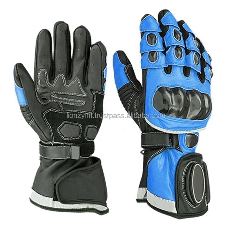 Leather Motorcycle Gloves Cycling Moto Motorbike Protective Gears Motocross Glove winter man Gift women bike