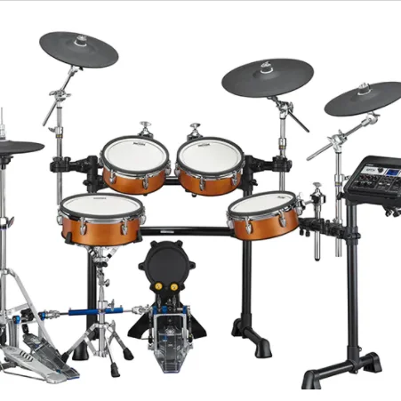 AUCTION WHOLE Yamahas DTX8K-M Electronic Drum Kit with Wood-Shell Mesh Pads and DTX-PRO DrUum Module