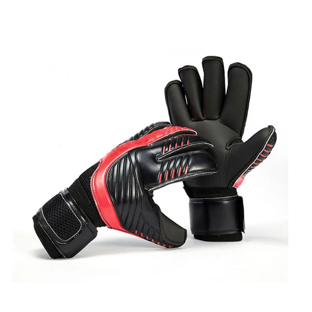 
Professional Model Deluxe Quality Synthetic Leather Soccer Goalkeeper Gloves 