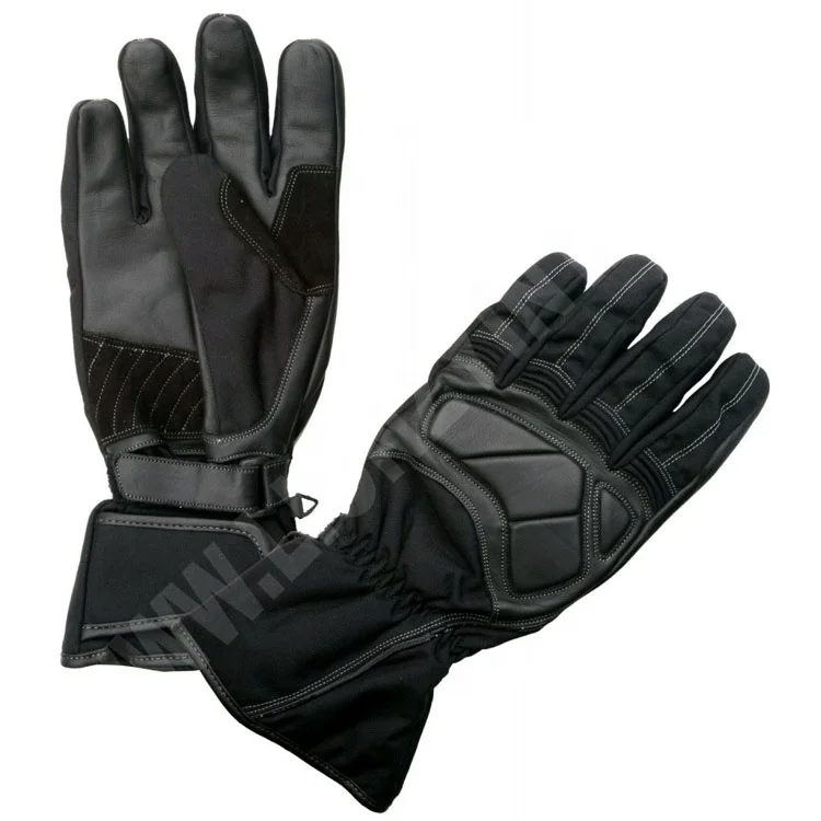 2024 New Model High Quality Customized Motorbike Leather Hand Safety Sport Biker Riding Protection Gloves