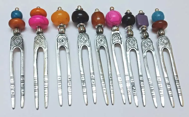  Оптовая продажа плетеные Дизайнерские деревянные шпильки для волос зажимы повязки на голову аксессуары свадьбы маленьких девочек детей блестящие женские индийские