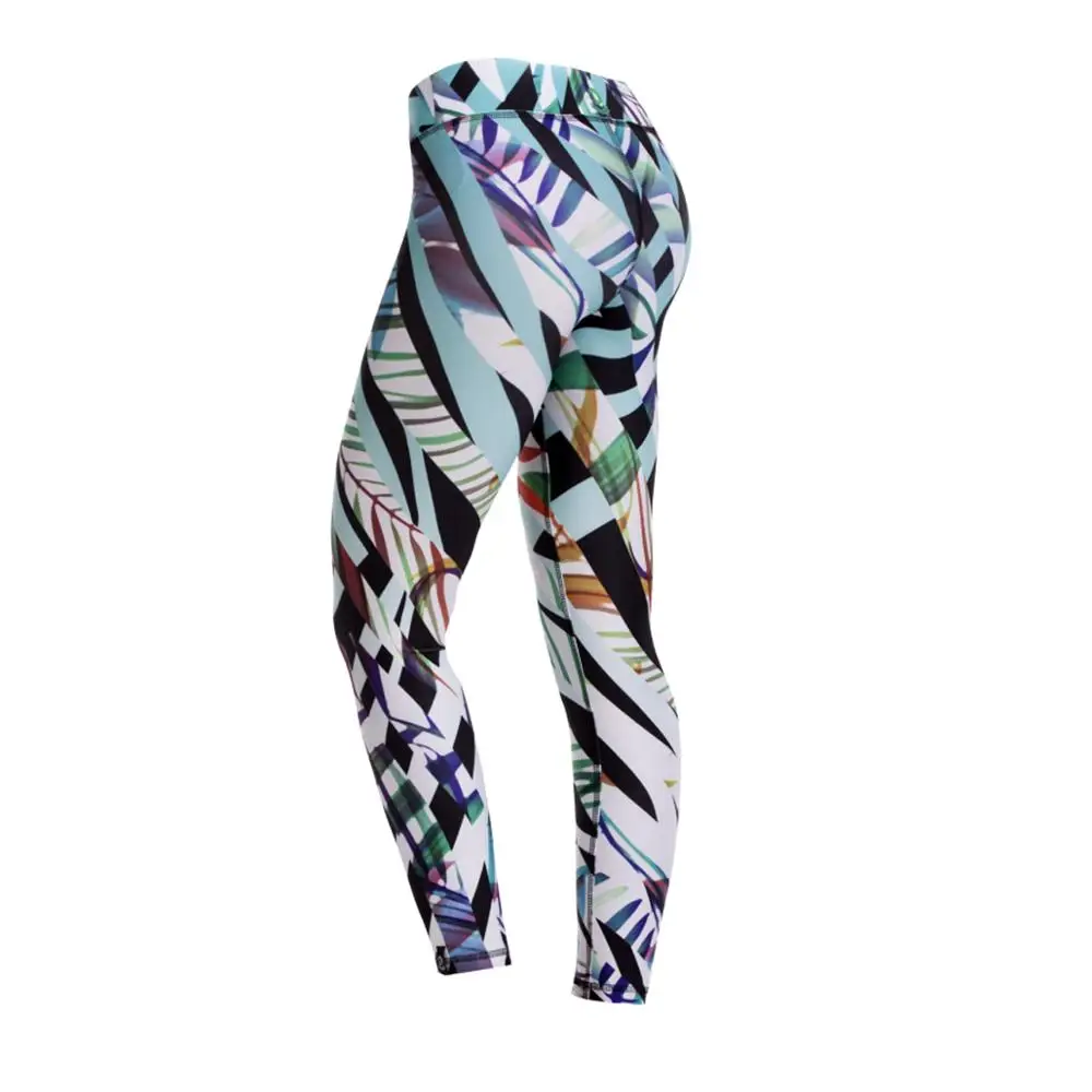 Custom Fit Ladies Sports Wear Gym Fitness Clothing Sublimation Printed Leggings For Women