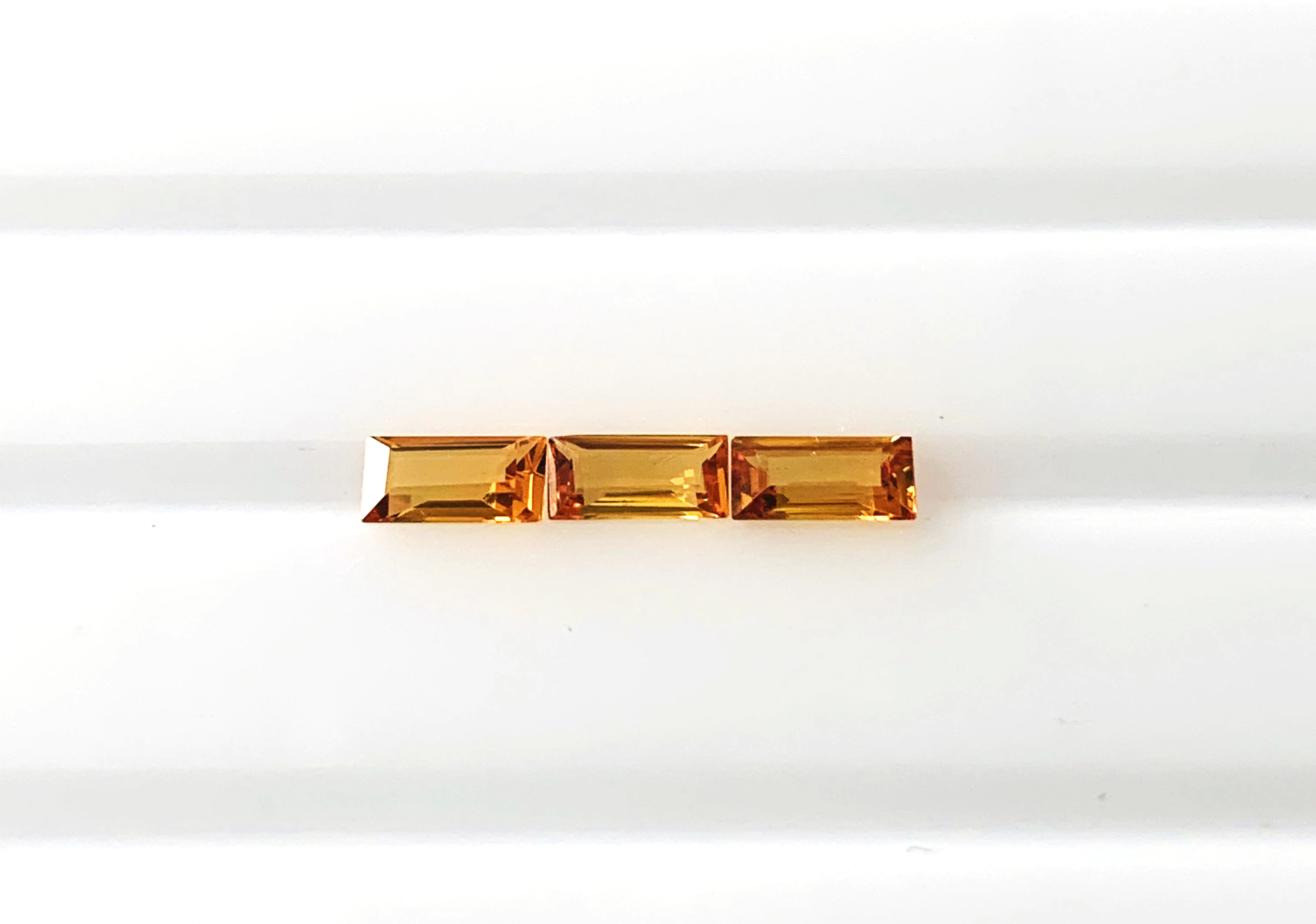 
NATURAL 3x6mm Multi Sapphire Baguette Gemstone Wholesale Price Bangkok 