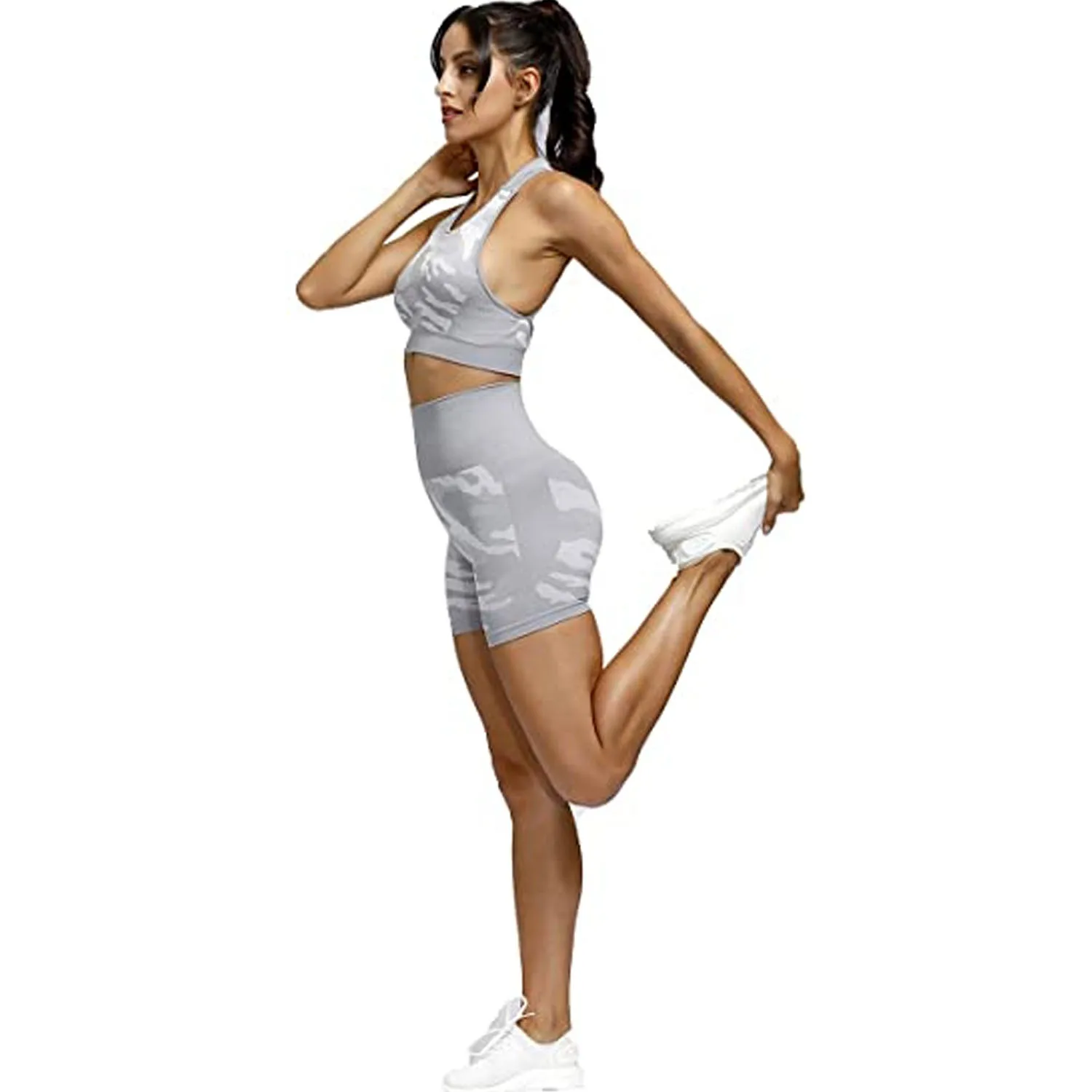 High Waist Ladies Seamless Yoga Activewear Set