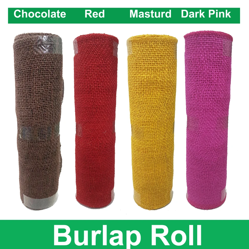 Экологичная натуральная мешковиная лента, рулон мешковины, Бангладеш, сделай сам, материал для рукоделия, Плоская Лента из мешковины