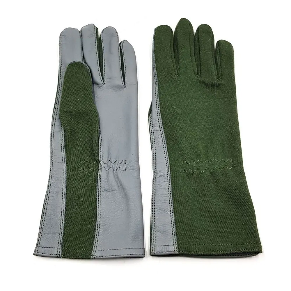 Comfortable breath-ability Aviator Fire Resistant Flight Gloves Full Finger Pilot flight gloves