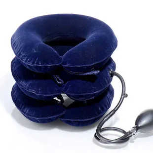 Cervical Neck Traction Device by NeckFix for Instant Neck Pain Relief - Adjustable Neck Stretcher Collar for Home Traction Spine