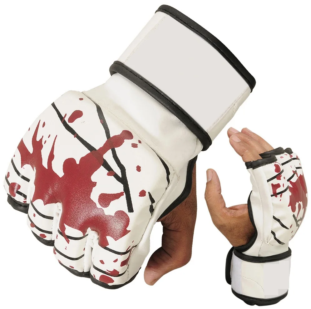 MMA glove blood series High quality ufc training mma gloves custom logo sparring mma gloves for  training and fights