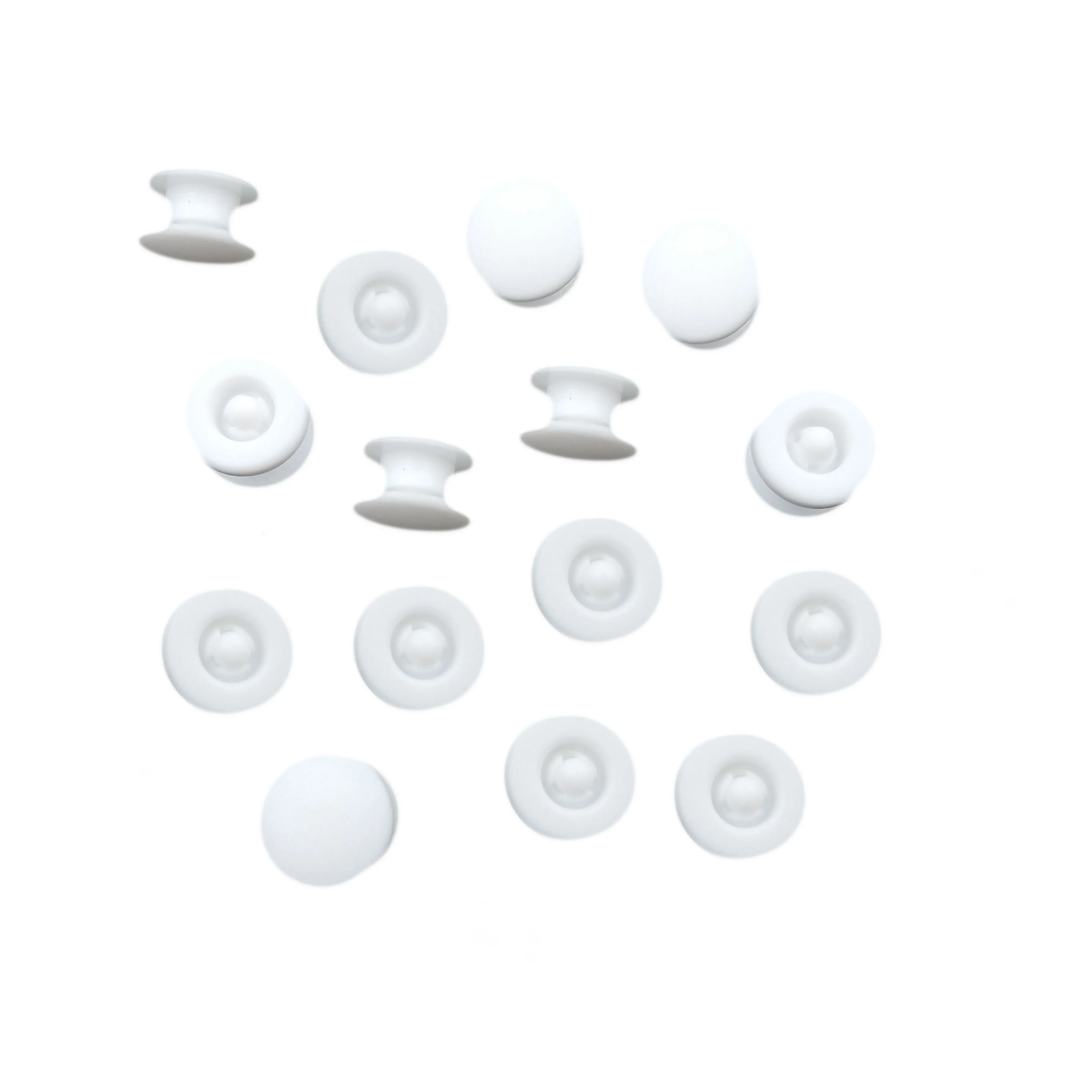 Plastic facemask  Button Lock Hand Press Button Snap Clip Button For Protcctive Facemask