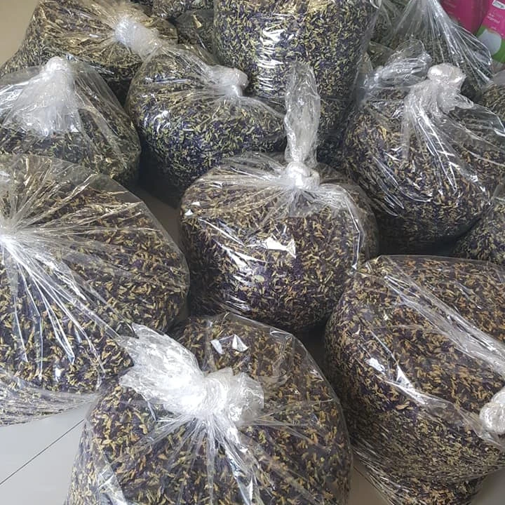 
Butterfly Pea tea - Dried Blue Butterfly Pea Flowers Natural Pure Tea Drink Clitoria Ternatea Healthy Herbal Herb 