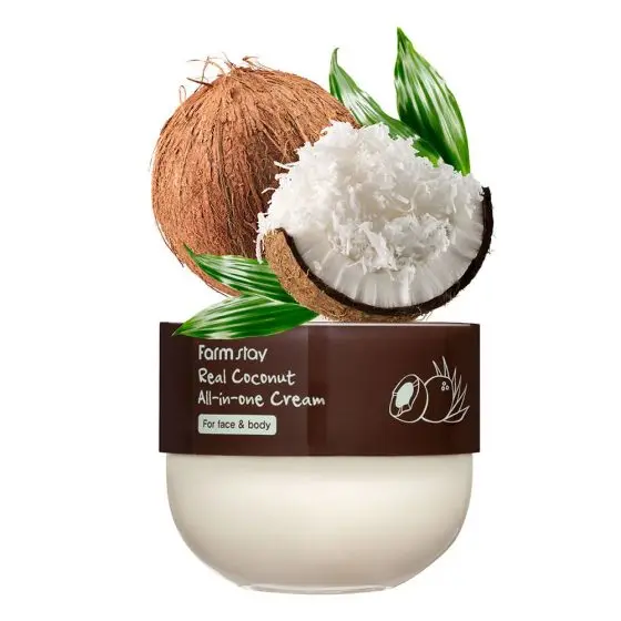 Korean Cosmetic / Mild Coconut Moisturizing Face Body Cream for Baby Adults For All Skin