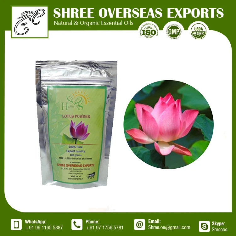 Natural Lotus Powder for Face Care