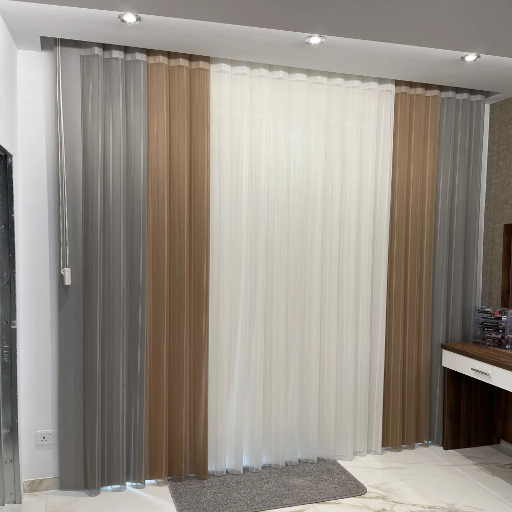 last design dream sun shading 180 degree free rotation fabric hanas curtain vertical sheer  blinds shades allusion blinds.