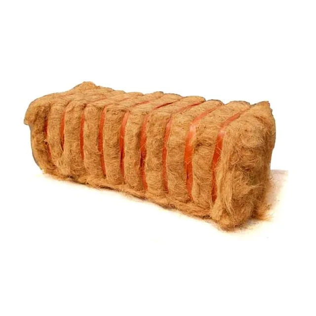 BROWN COIR FIBER BALE SALE FROM INDIA EXPORTER LONG LENGTH SIZE COIR FIBER QUALITY for EUROPE MARKET