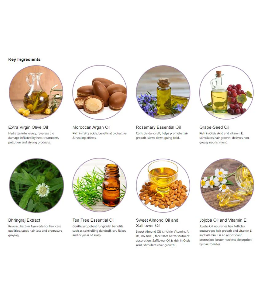 WOW Skin Science 10-in-1 Active Miracle Hair Oil for Reduced Hair Fall, Softer Hair, Hair Growth, Dandruff Control- 200ml