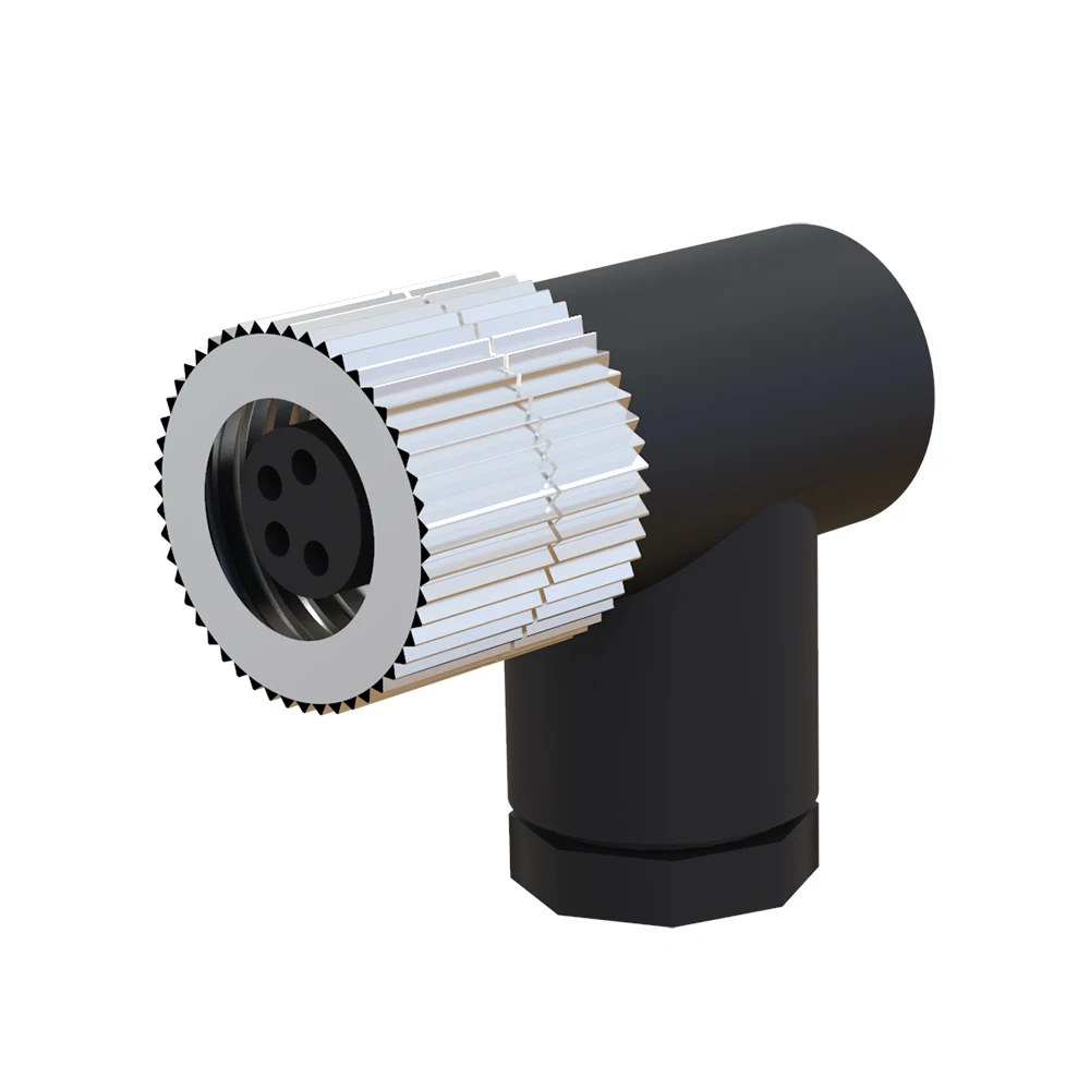 M8 90 градусов разъем 3-контактный разъем «мама» Промышленный разъем