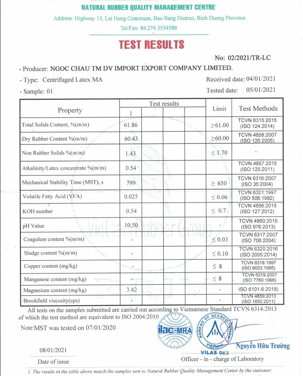 Latex MA (medium ammonia) 60%drc from factory in Viet Nam best price packed drum or flexi bag for latex rubber thread