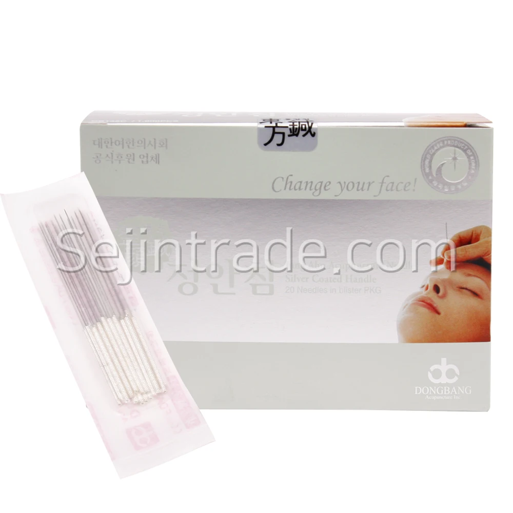 
Community Modern ACUPUNCTURE NEEDLE For Acne, Blister Package, Silver Coated Dong Bang Facial Needles DB138C (1,000 PCS/BOX) 