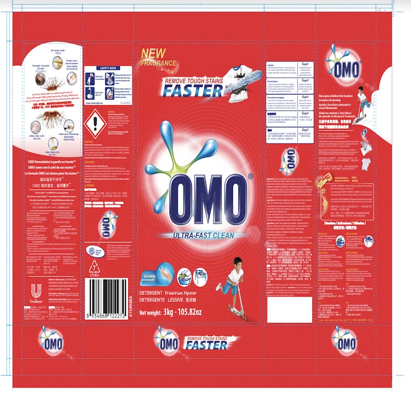 High Quality Natural Fragrance Ultra Fast Clean & Anti Bacteria Washing Powder Laundry Detergent in 3kg Bags