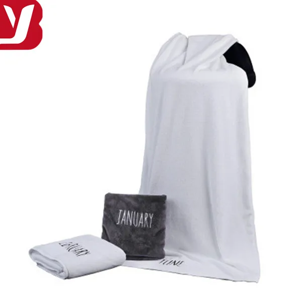 
White towel manufacturers direct batch of microfiber 35*75 beauty salon hotel bath disposable towels with high quality 
