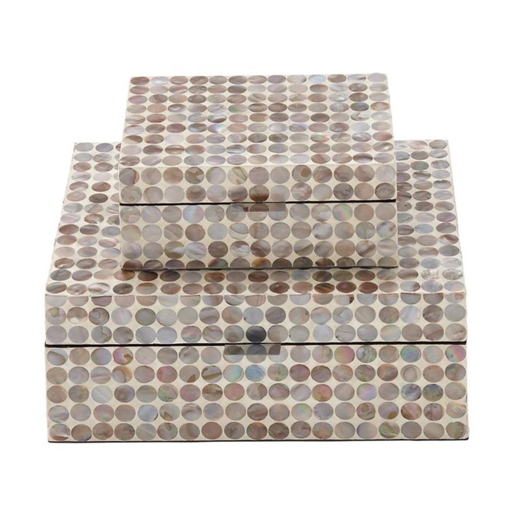 Jewelry Box Set Of Mother Of Pearl Box Decor Home Wholesale