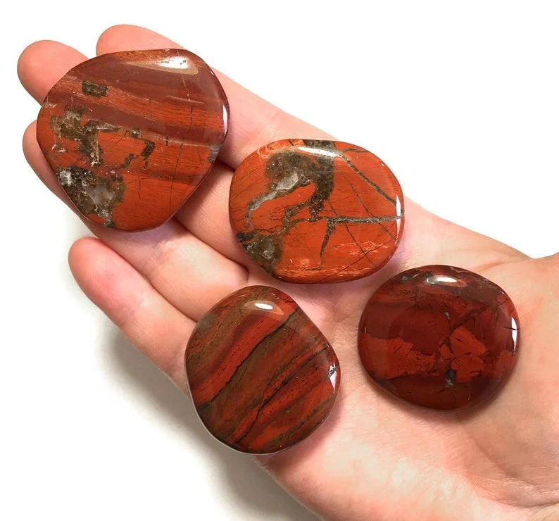 Natural Breciatted Jasper Palm Stone for Healing Crystal and Meditation 2.jpg