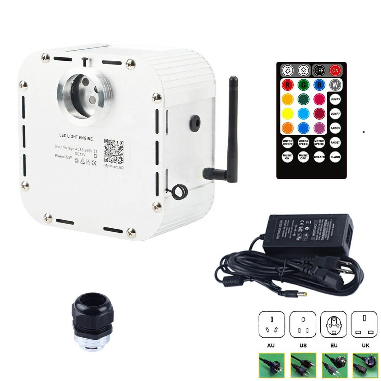 Color Changing Bluetooth Twinkle Fiber Optic Light engine For Starlight Headliner Home Kids Bendroom Theatre Ceiling Lighting