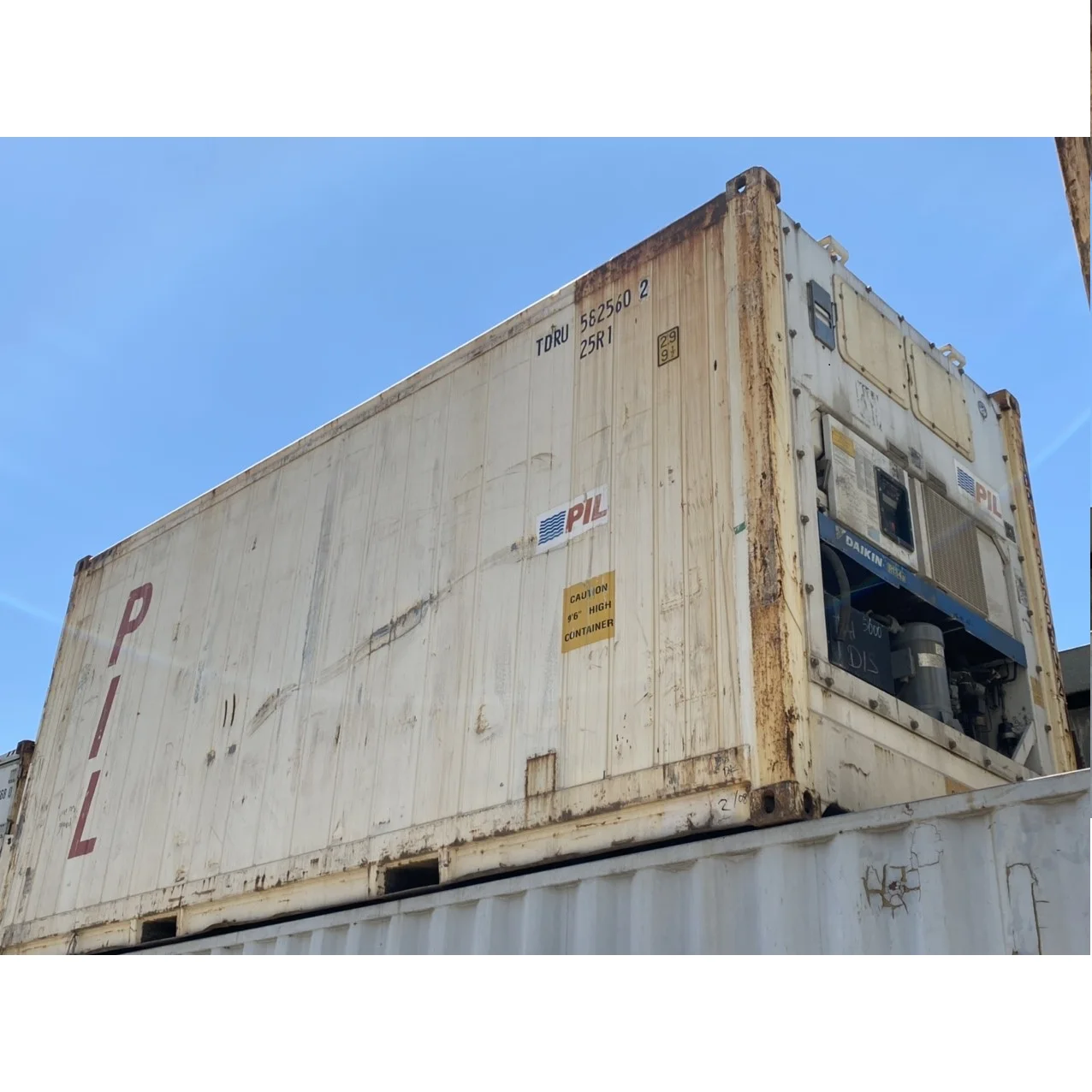 
T-Bar Aluminum Floor 27,400 kgs CSC Certificated 20ft Reefer High Cube Container - Used Export from Vietnam 