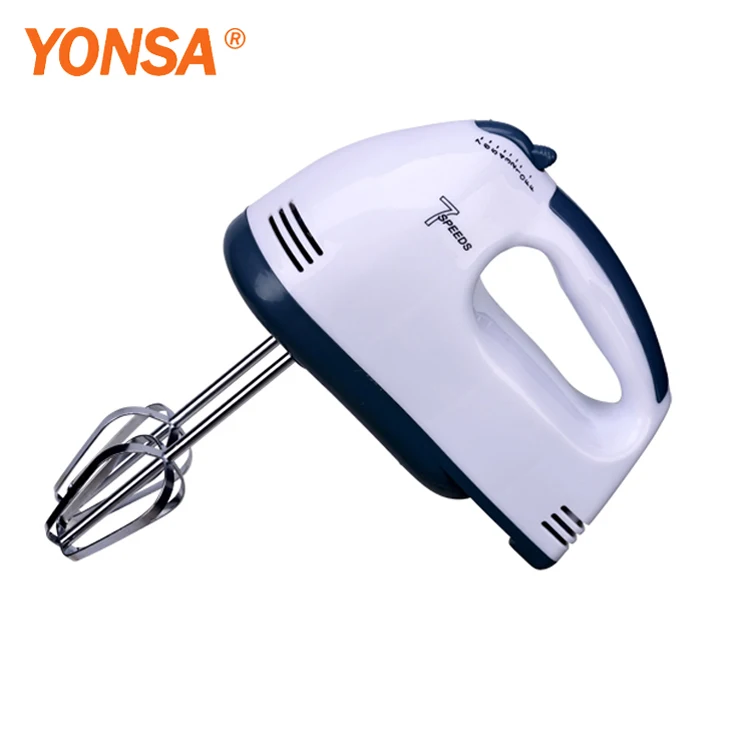 Yonsa Household Electric Handheld 7 Speeds Cake Beater Ejector Button Egg Whisk Blender Home Kitchen Food Mixer Beater