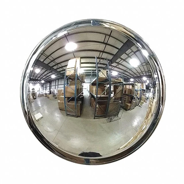 Large Dome Mirror Warehouse Safety Mirrors - Wall / Ceiling Dome Mirrors Stainless Steel