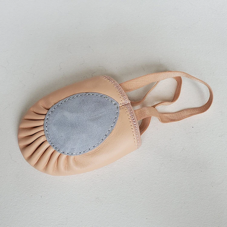 Modern Jazz Ballet Dance Lyrical Half Sole Elastic Belly Shoes Gymnastic Shoes Cow Leather for Boys Girls Women Sizes Pink PK