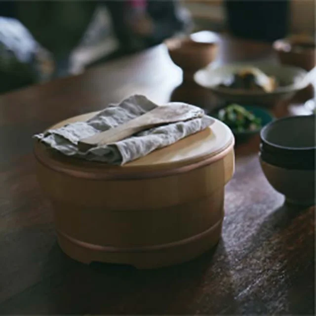 
Japanese water resistant storage wooden rice bucket restaurants for store rice deliciously 