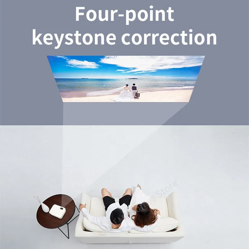 Wanbo x1 4k bluetooth pico кино все в одном наружный проектор для домашнего кинотеатра светодиодный мини карманный