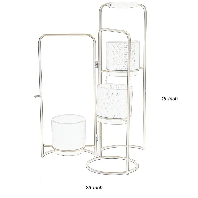 Flower Pot Stand Outdoor Indoor Garden Metal Plant Pot Holder For Home Office and Hotel Garden Decoration Purpose Flower Stand