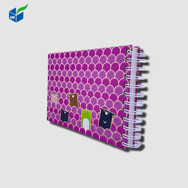 High-quality customized design A3 A4 A5 portable spiral notebook