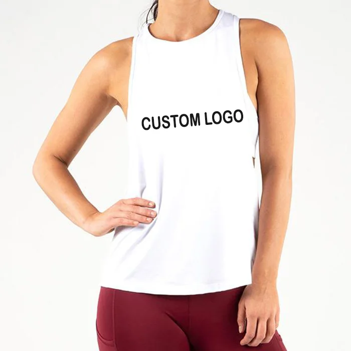 Quality fashion sport wear solid color women sport vest fitness gym clothes sport tank top