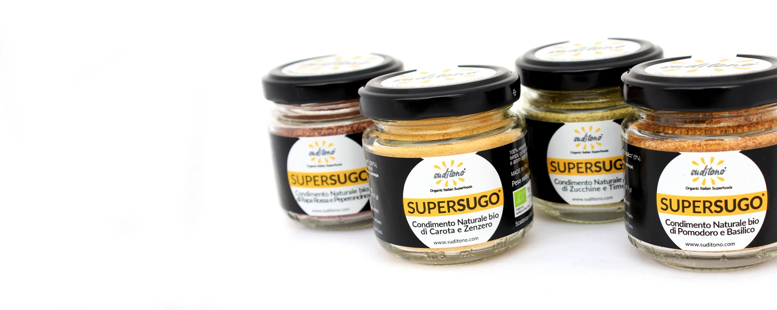 Organic pasta sauce SUPER SUGO ZUCCHINI THYME dried vegetable powder low calories food