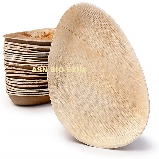  Зеленая Земля экологически чистые Areca Пальмовые Листья оболочки тарелки и чаши