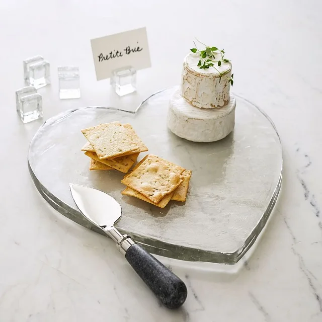 Black Marble Cheese Knives with Stainless Steel Blade at best rate