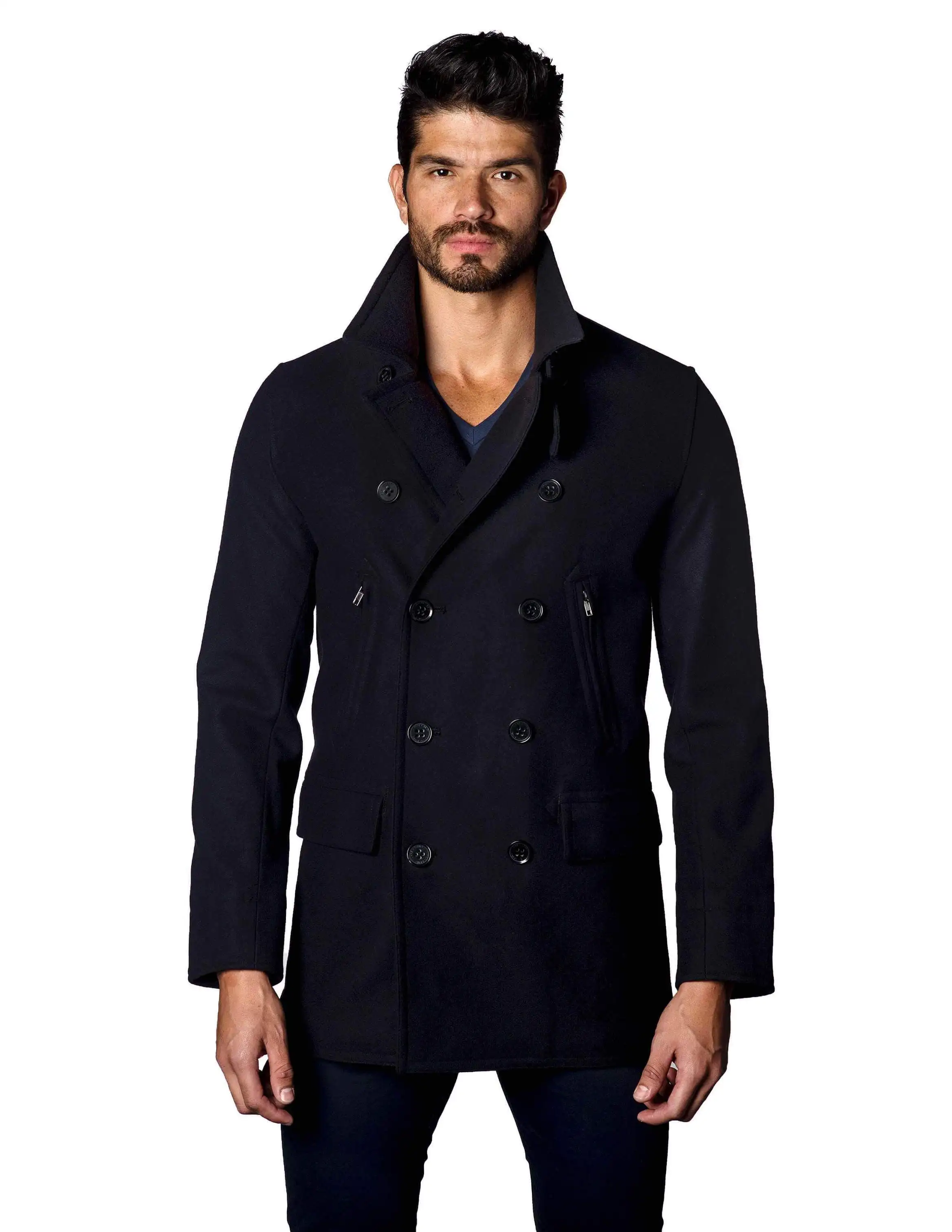 High Quality Men Winter Coat Oversize Outwear Wool Overcoat Double Breasted Long Cashmere Coat Fashion Wool Coats for Men