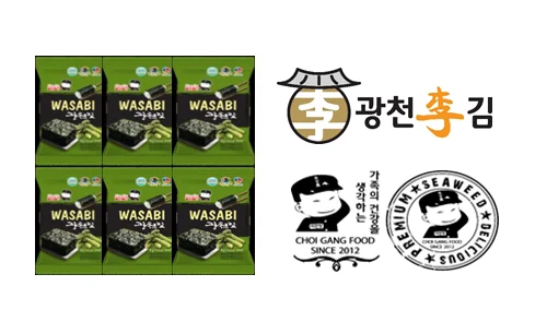  Сделано в Корее морские водоросли Captain Lee (10 различных ароматов)