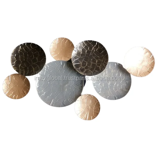 Металлический Настенный декор искусство цветок металлические предметы интерьера из металла для украшения