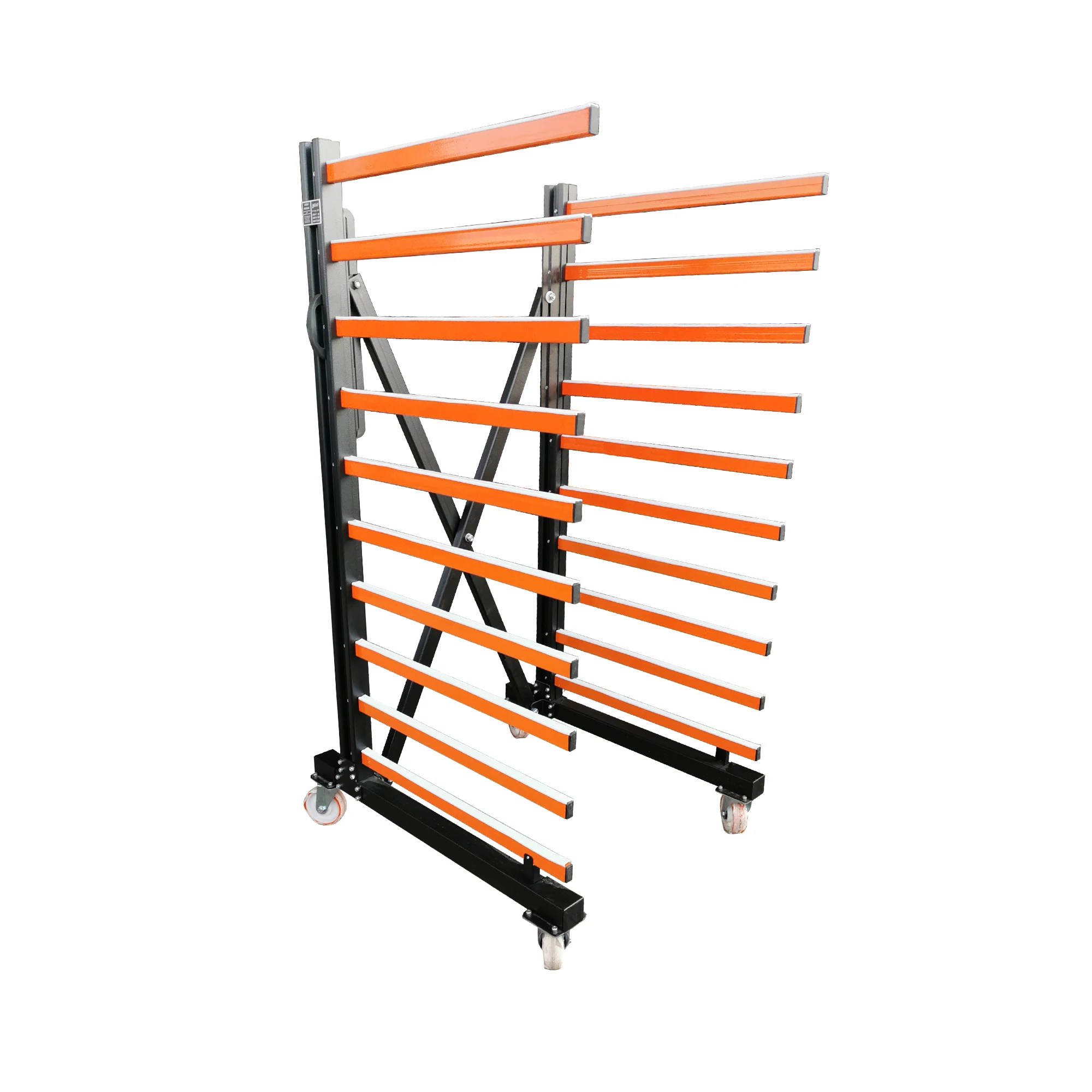 KRAF 7 - MOBILE EXPANDABLE INDUSTRIAL RACK FOR GLASS AND WOOD DRYING
