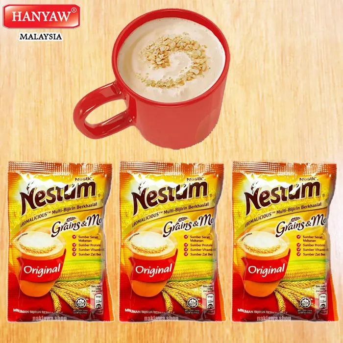 [Малайзия] Быстрая доставка + Halal сертифицированные зерна Nestum и более 3 в 1 оригинал (24x15x28 г/коробка)