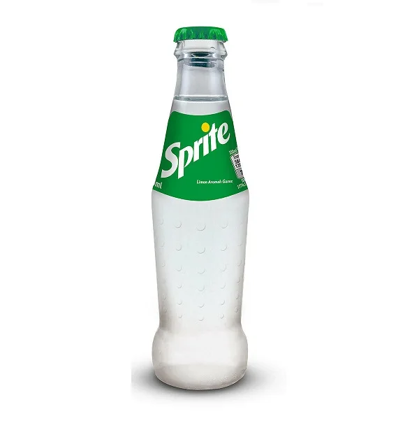 Оригинальные стеклянные бутылки SPRITE 200 мл * 24 шт. 1 коробка готовые к экспорту безалкогольного напитка низкая цена