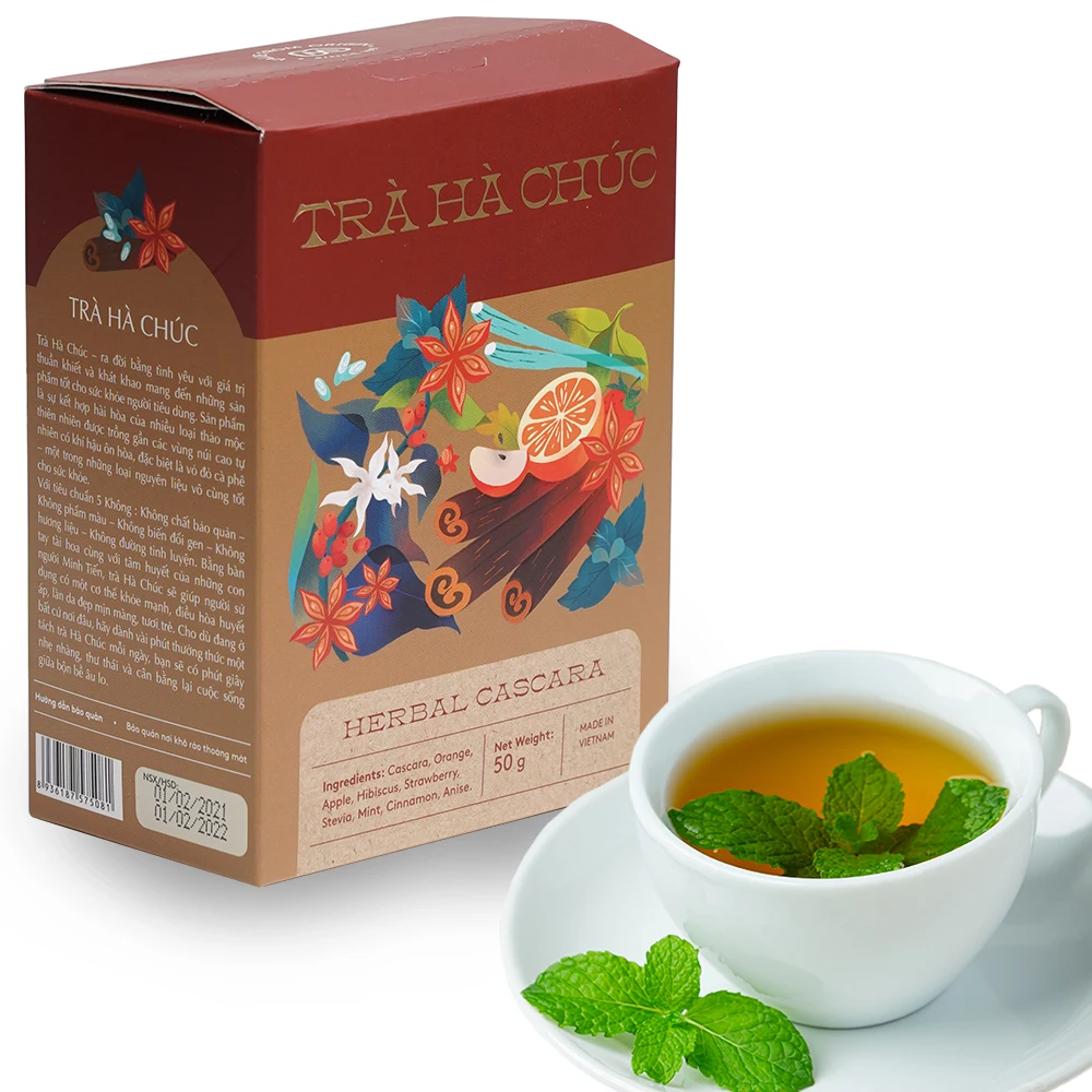 
Vietnam Wholesale Healthy Tea Fruit Flavor With ISO Certification Ha Chuc Cascara Tea- Herbal Cascara 