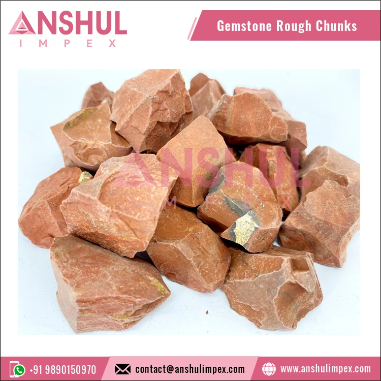 Natural Healing Decoration Red Jasper Raw Rough Rocks Crushed Bulk Crystal Chunks Tumbled Stone