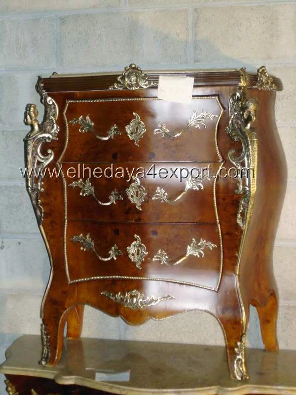 Manufacturers source sell well French bombe commode marquetry antique commode toilet commode Best choice