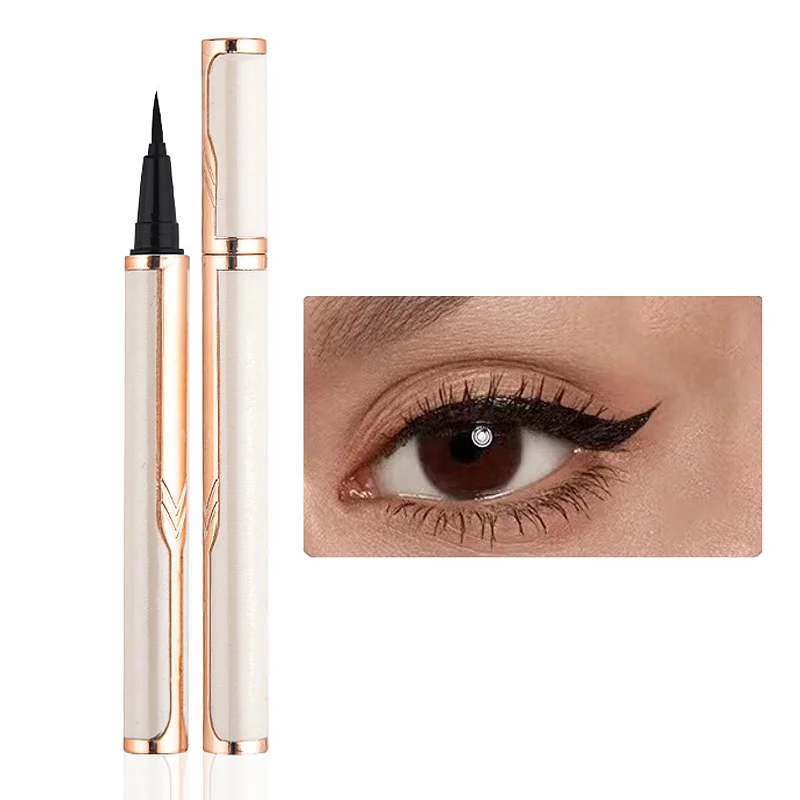 Private Label Custom Logo Long Lasting Quick Dry Natural Vegan Waterproof Eyeliner Pen