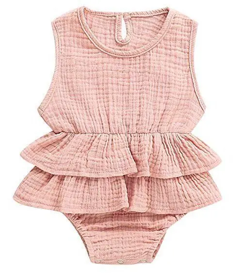Girl Clothes Sleeveless Romper Tutu Dress 1PC Baby Girl Outfit baby clothes in bulk